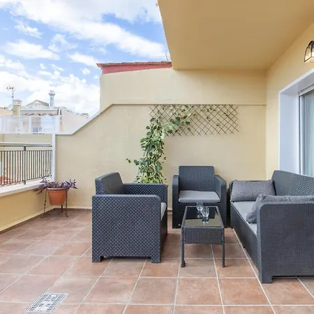 Homely San Juan De Letran Con Terraza Apartman Málaga